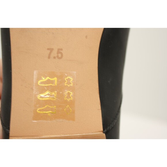 Madewell Frances Loafers Shoes Womens sz 7.5 Black Leather Pointed Toe - Picture 9 of 9